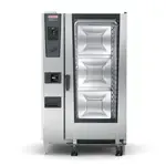 Rational ICC 20-FULL LP 208/240V 1 PH (LM200GG) Full Size Natural Gas Combi Oven with Dials / Buttons Controls -