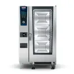 Rational ICP 20-FULL LP 208/240V 1 PH (LM100GG) Full Size Natural Gas Combi Oven with Controls -