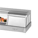 Turbo Air SAK-60R-N 60" Refrigerated Sushi Case with Right-Side Compressor