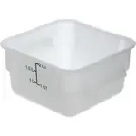 San Jamar 11960PE02 Carlisle - Squares Food Storage Container