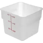 San Jamar 11962PE02 Carlisle - Squares Food Storage Container