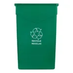 San Jamar 342023REC09 Carlisle - Trimline™ Recycle/Waste Container