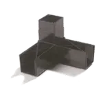 San Jamar 900331 Carlisle - Sneeze Guard Assembly Block - 1-1/4"