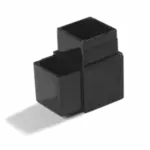 San Jamar 900403 Carlisle - Sneeze Guard Assembly Block - 1"