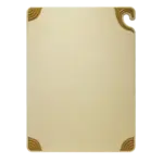 San Jamar CBG121812BR Saf-T-Grip® Cutting Board