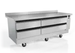 Silver King SKFCB84H-EDUS2 84" Drawer Freezer Base, with Top -