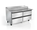 Silver King SKPZ60-EDUS10 60'' Refrigerated Pizza Prep Table
