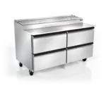 Silver King
SKPZ60-EDUS11
 60.21'' 
 


Refrigerated Pizza Prep Table
