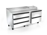 Silver King SKPZ72-EDUS3 72.2'' Refrigerated Pizza Prep Table
