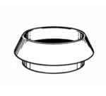 Somat 06-ABC-ST7 Vinyl Silver Trap Scrapping Ring