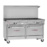 Southbend 4605AA-2GR Restaurant Gas Range, 60" W with 5 Burners (1) 24" Griddle and (2) Convection Ovens - 291,000 BTU
