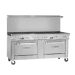Southbend 4721DD-3TR Restaurant Gas Range, 72" W with 6 Burners (1) 36" Griddle and (2) Standard Ovens - 352,000 BTU