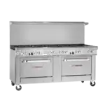 Southbend 4721DD Restaurant Gas Range, 72" W with 12 Burners and (2) Standard Ovens - 486,000 BTU