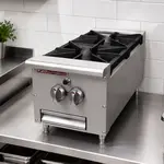 Southbend HDO-12 2 Burner Countertop Gas Hotplate / Range with Manual Controls - 33,000 BTU