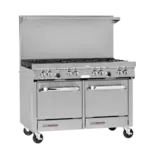 Southbend S48AC-3GR Restaurant Gas Range, 48" W with 2 (1) Convection Oven & (1) Cabinet Base (1) 36" Griddle Right and Manual Controls, - 155,000 BTU