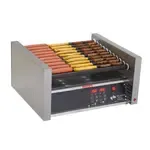 Star 45SCE Grill-Max® 23.75'' Slanted Top Countertop Hot Dog Roller Grill with Electronic Controls