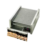 Star 45STBD Grill-Max® 23.75'' Countertop Hot Dog Roller Grill with Analog Controls