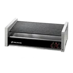 Star 50SC Grill-Max® 35.75'' Slanted Top Countertop Hot Dog Roller Grill with Analog Controls