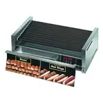Star 50STBDE Grill-Max® 35.75'' Flat Top Countertop Hot Dog Roller Grill with Electronic Controls