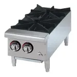 Star 602HF 2 Burner Countertop Gas Hotplate / Range with Manual Controls - 50,000 BTU