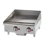 Star 624MF Star-Max® 24'' Countertop Gas Griddle with Manual Controls - 56,600 BTU