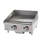Star 624TF Star-Max® 24'' Countertop Gas Griddle with Thermostatic Controls - 56,600 BTU