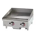 Star 624TSPF Star-Max® 24'' Countertop Gas Griddle with Thermostatic Controls - 56,600 BTU