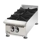 Star 802HA 2 Burner Countertop Gas Hotplate / Range with Manual Controls - 30,000 BTU