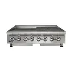 Star 8048CBB 48" Gas Countertop Standard Duty Lava Rocks Charbroiler with Manual Control - 160,000 BTU