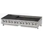 Star 8072CBB 72" Gas Countertop Standard Duty Lava Rocks Charbroiler with Manual Control - 240,000 BTU
