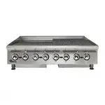 Star 8148RCBB 48" Gas Countertop Standard Duty Radiant Charbroiler with Manual Control - 160,000 BTU