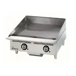 Star 824TA Ultra-Max® 24'' Countertop Gas Griddle with Thermostatic Controls - 60,000 BTU