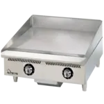 Star 824TCHSA Ultra-Max® 24'' Countertop Gas Griddle with Thermostatic Controls - 60,000 BTU