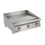 Star 836TA Ultra-Max® 36'' Countertop Gas Griddle with Thermostatic Controls - 90,000 BTU