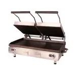 Star PSC28IT Sandwich / Panini Grill, Dual, with 28" W Smooth Cast Iron Cooking Surface 