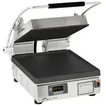 Star PST14IE Sandwich / Panini Grill, Single, with 14.5" W x 14.2"D Smooth Cast Iron Cooking Surface 