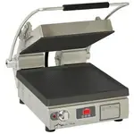 Star PST14IT Sandwich / Panini Grill, Single, with 14.5" W x 14.2"D Smooth Cast Iron Cooking Surface 