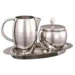 Service Ideas STCCRSGTRC Creamer & Sugar Tray Set