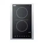 Summit Commercial CR2B15T1BTK15 Hotplate, Built-In, Electric