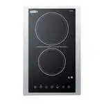 Summit Commercial CR2B23T3BTK15 Hotplate, Built-In, Electric