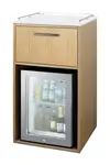 Summit Commercial QCSDR3OAK 20.50'' Section Undercounter Refrigerator with and Compressor