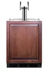 Summit Commercial SBC58BLBIADAIFTWINCFB Beer & Coffee Kegerator