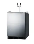 Summit Commercial SBC58BLBIADATWINCFB Beer & Coffee Kegerator