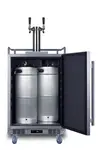 Summit Commercial SBC683OSTWINBW Outdoor Beer & Wine Kegerator
