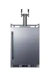 Summit Commercial SBC683OSTWINCFB Outdoor Beer & Coffee Kegerator