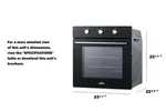 Summit Commercial
SGW241BK
 Deck
Gas Convection Oven
with Contols,