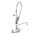 T&S Brass S-0133-12-CR-B EverSteel 8” wall mount mixing faucet with body