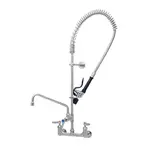 T&S Brass S-0133-12-CR-BJ EverSteel 8” wall mount mixing faucet with body