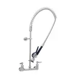 T&S Brass S-0133-CR-BY EverSteel 8” wall mount mixing faucet with body