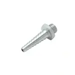 T&S Brass S-0198 Serrated tip outlet with body and 3/8" NPT male